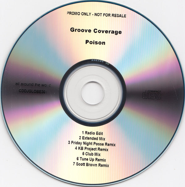 Groove Coverage : Poison (CDr, Single, Promo)