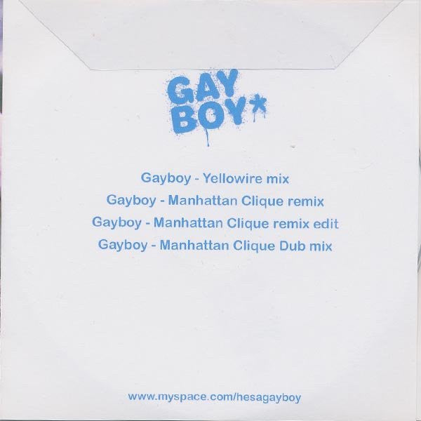 Wire Daisies : Gayboy (CDr, Single, Promo)