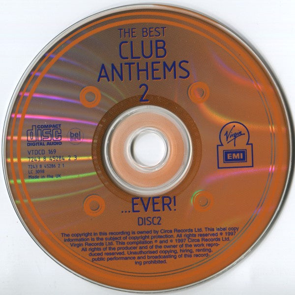 Various : The Best Club Anthems 2...Ever! (2xCD, Mixed)