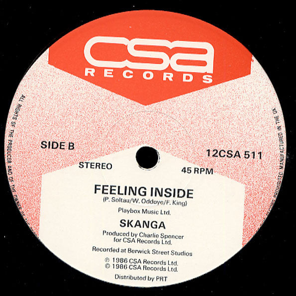 Skanga (4) : Hey Fred! (You Need A Sunbed) (12")