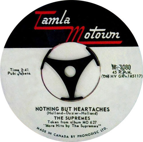 The Supremes : Nothing But Heartaches (7", Single)
