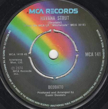 Eumir Deodato : Moonlight Serenade / Havanna Strut (7", Single)