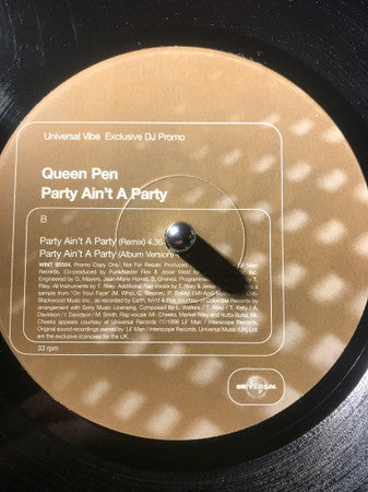 Queen Pen : All My Love (12", Promo)