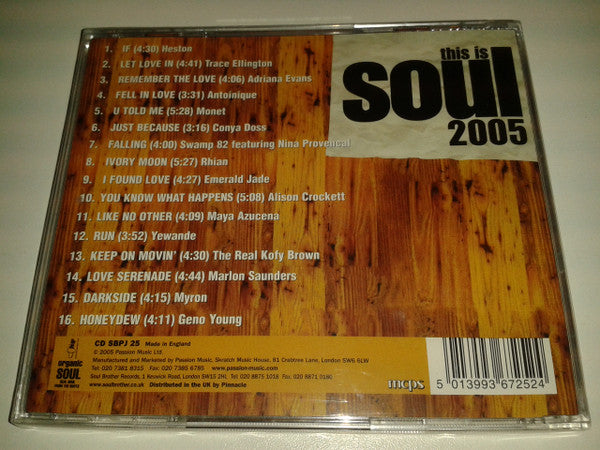 Various : This Is Soul 2005 (CD, Comp)