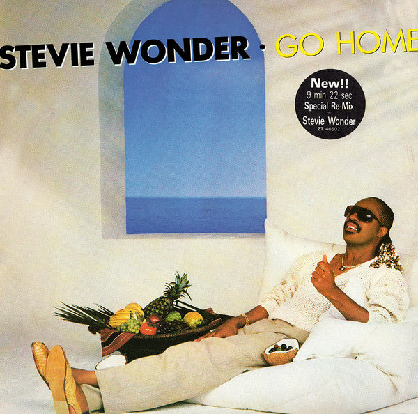 Stevie Wonder : Go Home (Special Re-Mix) (12", Single)