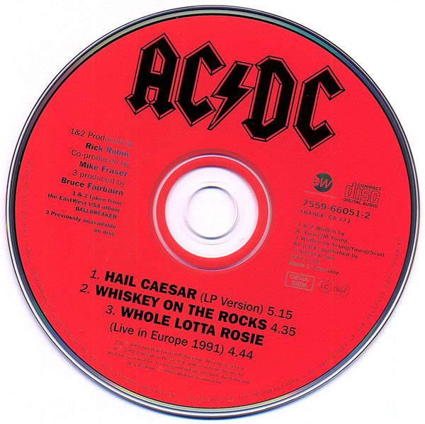 AC/DC : Hail Caesar (CD, Single)
