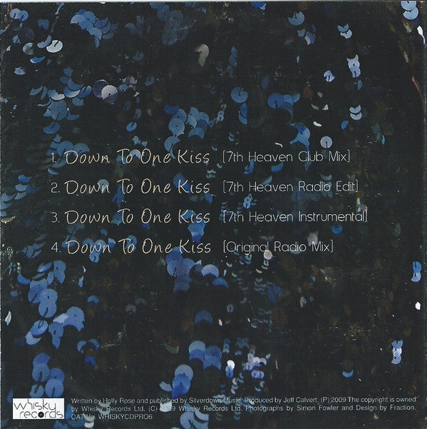 Holly Rose : Down To One Kiss (Club Mixes) (CDr, Single, Promo)