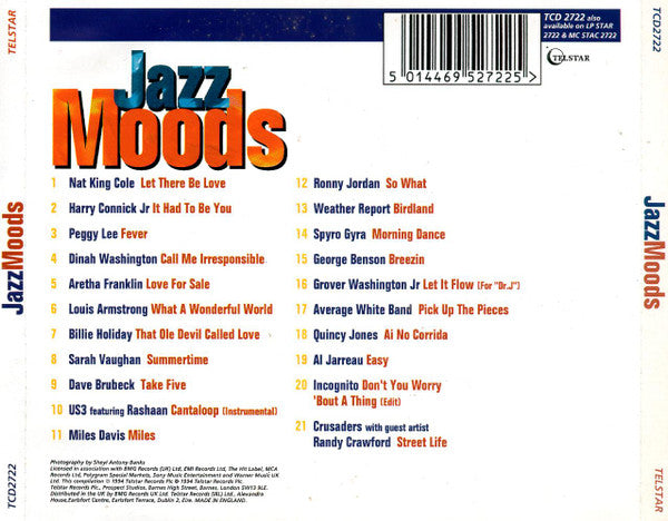 Various : Jazz Moods 21 Smooth Jazz Originals (CD, Comp)