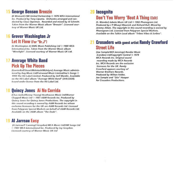 Various : Jazz Moods 21 Smooth Jazz Originals (CD, Comp)