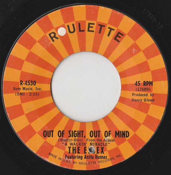 The Essex : Out Of Sight, Out Of Mind / She's Got Everything (7", Styrene)