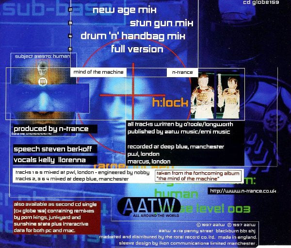 N-Trance : The Mind Of The Machine (CD, Single, CD1)