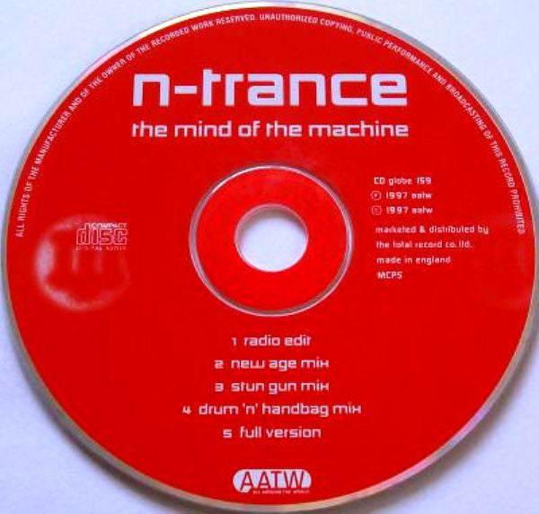 N-Trance : The Mind Of The Machine (CD, Single, CD1)