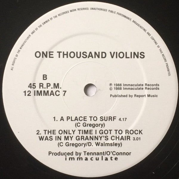 One Thousand Violins : All Aboard The Love-Mobile (12", Single)