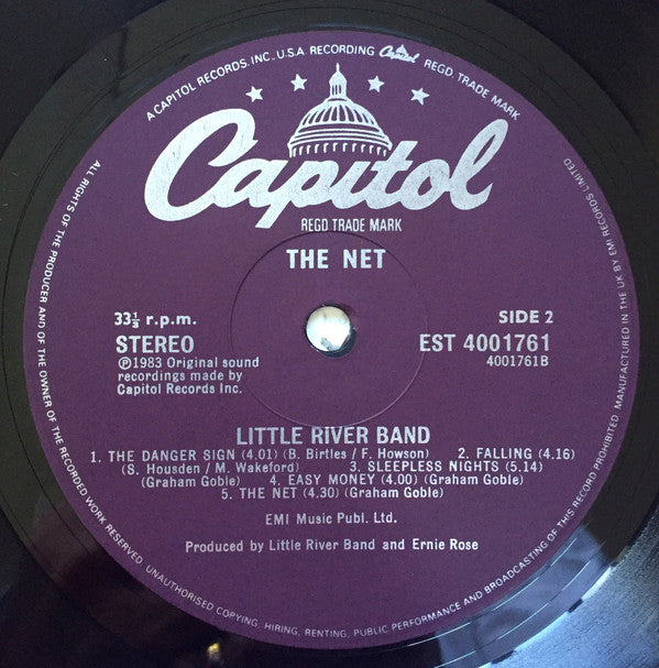 Little River Band : The Net (LP, Album)