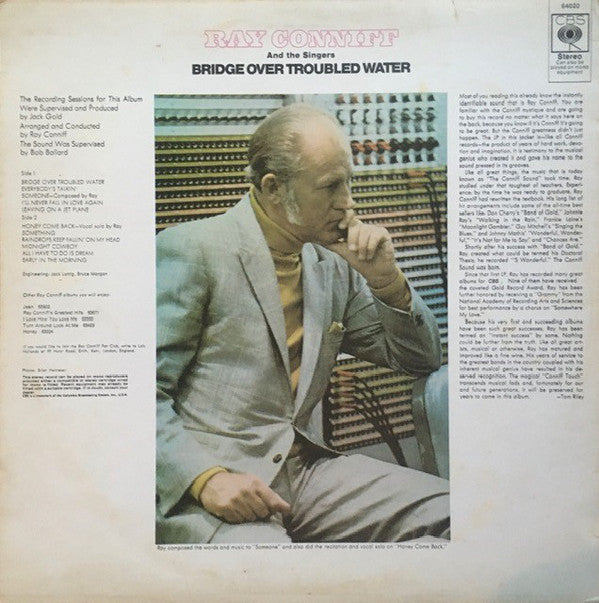 Ray Conniff And The Singers : Bridge Over Troubled Water (LP, Album)
