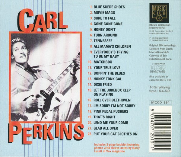 Carl Perkins : Best Of The Sun Sessions (CD, Comp)
