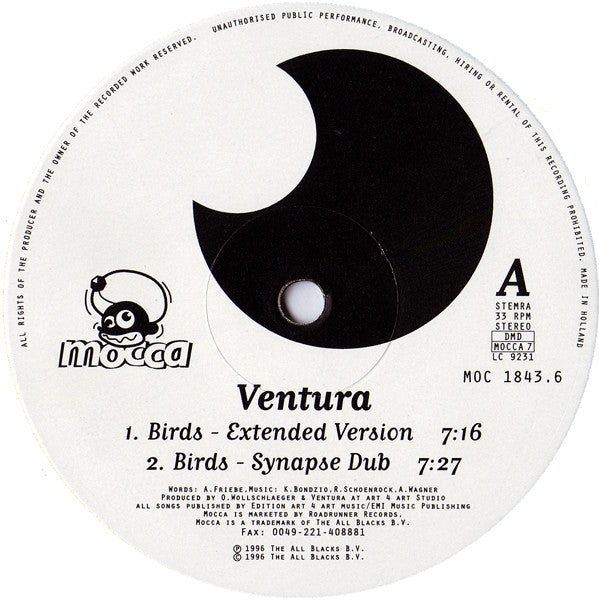 Ventura : Birds (12", Maxi)