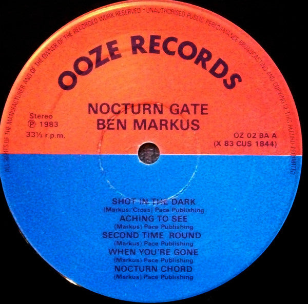Ben Markus : Nocturn Gate (LP, Album)