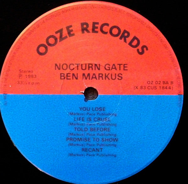Ben Markus : Nocturn Gate (LP, Album)
