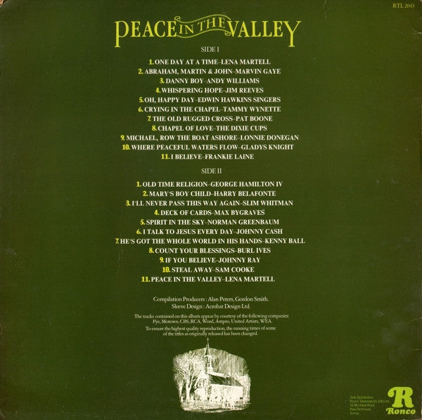 Various : Peace In The Valley (LP, Album, Comp)