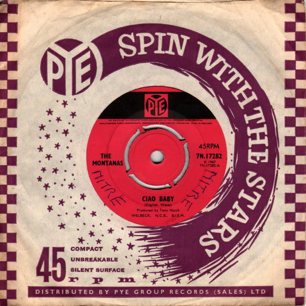 Montanas : Ciao Baby (7", Single)