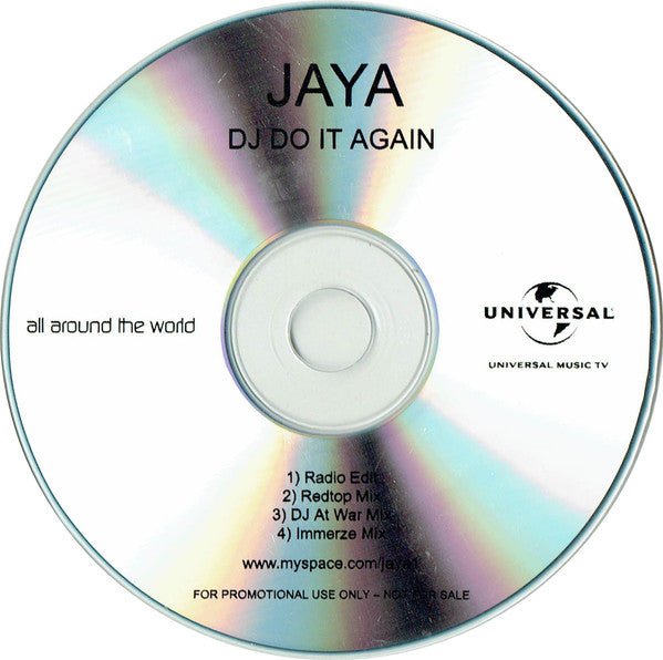 Jaya (10) : DJ Do It Again (CDr, Single, Promo)