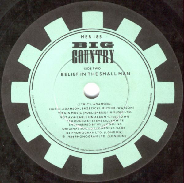 Big Country : Where The Rose Is Sown (7", Single, Pap)