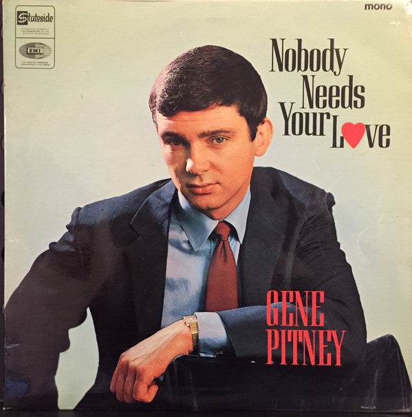 Gene Pitney : Nobody Needs Your Love (LP, Mono)