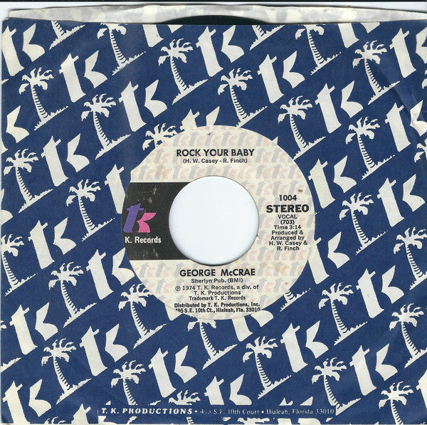 George McCrae : Rock Your Baby (7", Single, Styrene, Mon)