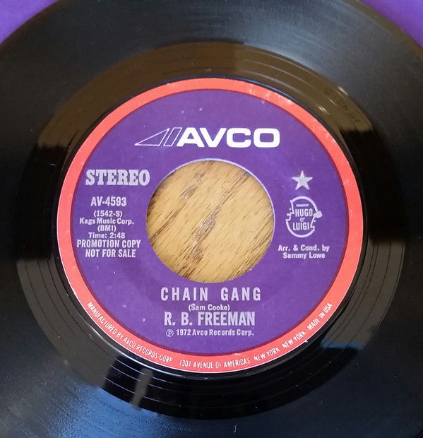 R.B. Freeman : Chain Gang (7", Promo, Styrene)