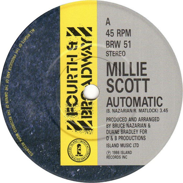 Millie Scott : Automatic (7", Single)