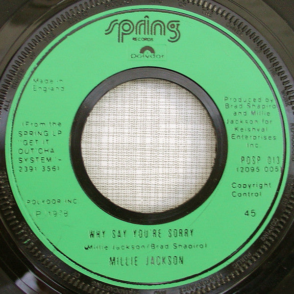 Millie Jackson : Go Out And Get Some (7")