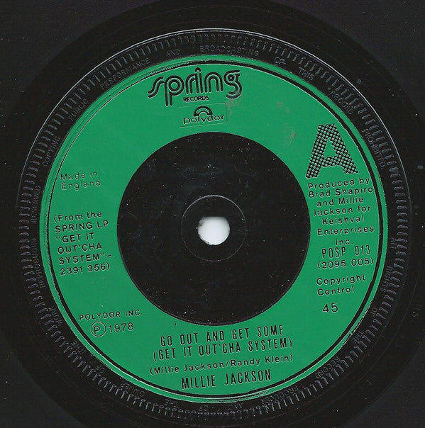 Millie Jackson : Go Out And Get Some (7")