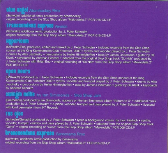 Slop Shop : Interpretations (CD, Album)