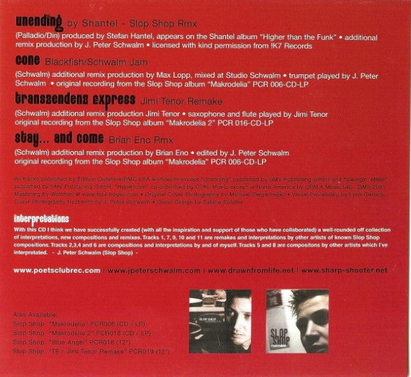 Slop Shop : Interpretations (CD, Album)