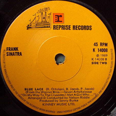 Frank Sinatra : My Way (7", RE)