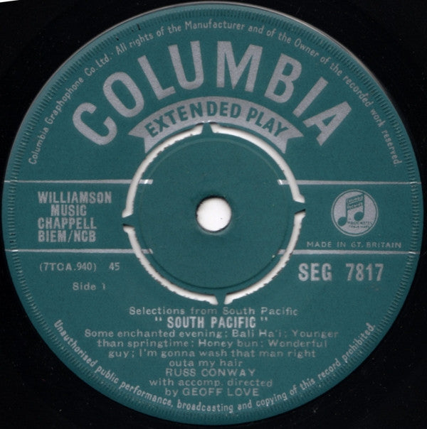 Russ Conway : Picture Pops (7", EP)