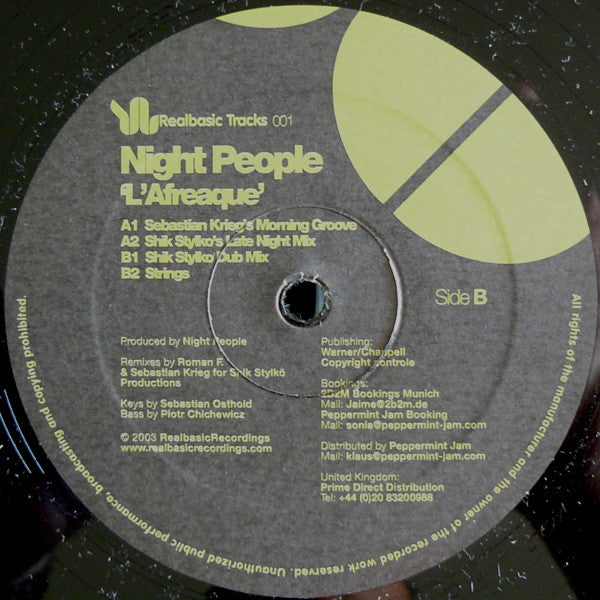 Night People : L' Afreaque (12")