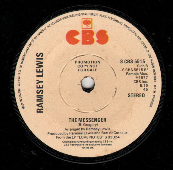 Ramsey Lewis : Spring High (7", Single, Promo)
