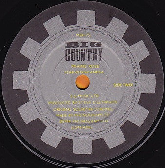 Big Country : East Of Eden (7", Single, Pap)