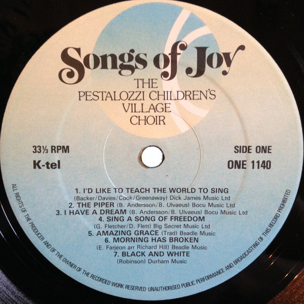 The Pestalozzi Children's Village Choir : Songs Of Joy (LP)