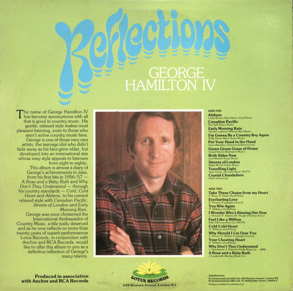 George Hamilton IV : Reflections (LP, Comp)