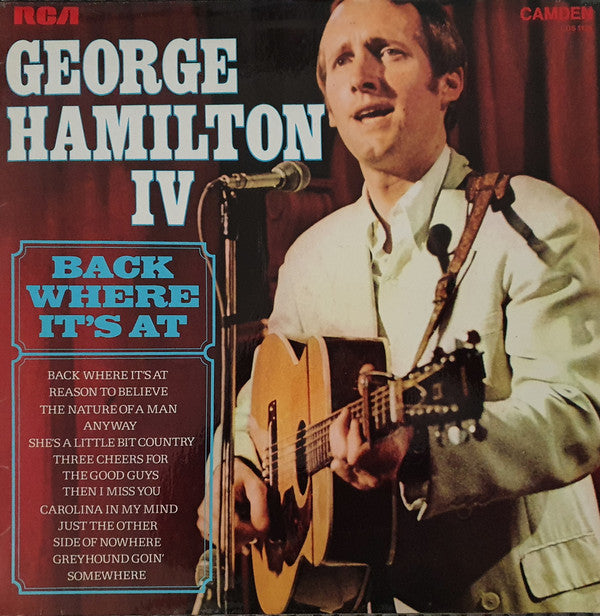 George Hamilton IV : Back Where It's At (LP, Album)