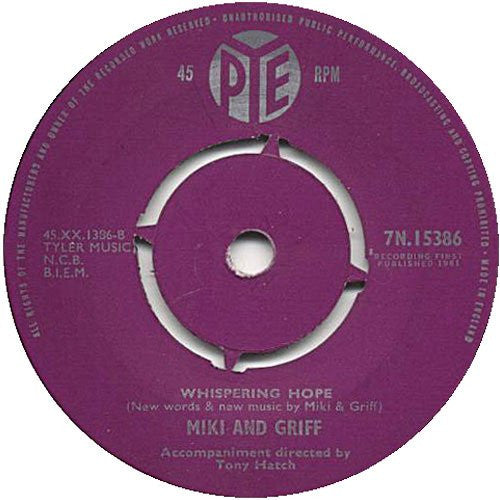 Miki & Griff : Tennessee Waltz (7", Single)