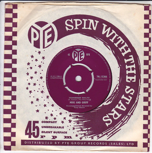 Miki & Griff : Tennessee Waltz (7", Single)