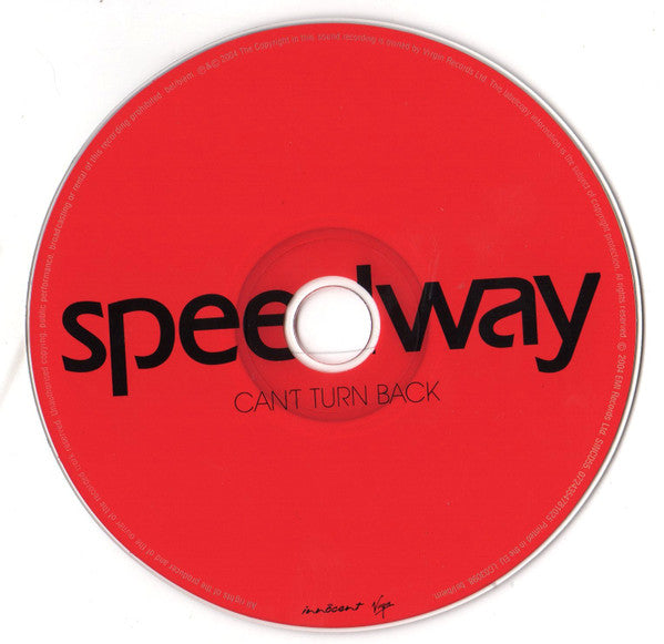 Speedway (2) : Can't Turn Back (CD, Single)