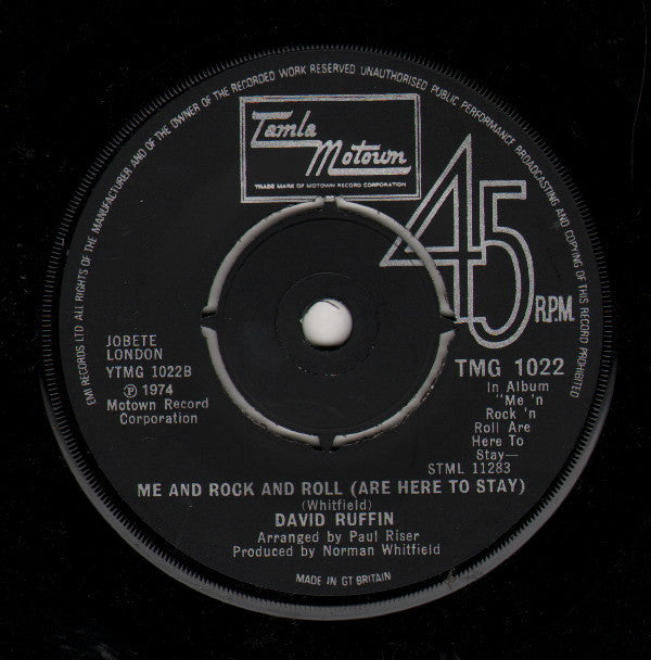 David Ruffin : Heavy Love (7", Single)