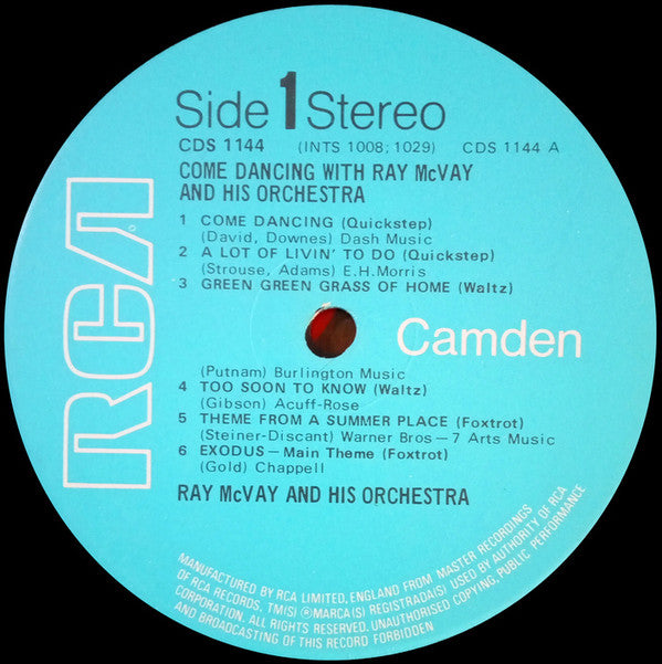 Ray McVay & His Orchestra : Come Dancing (LP, Album)