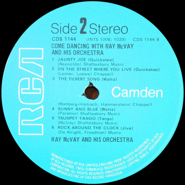 Ray McVay & His Orchestra : Come Dancing (LP, Album)
