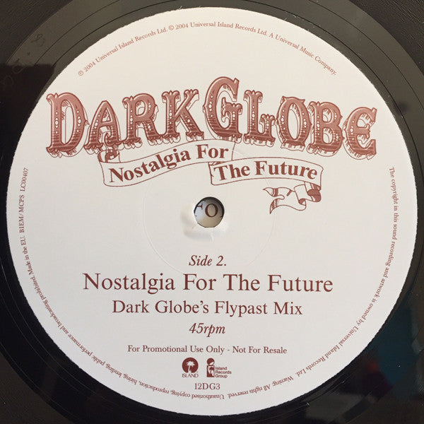 Dark Globe : Nostalgia For The Future (12", Promo)